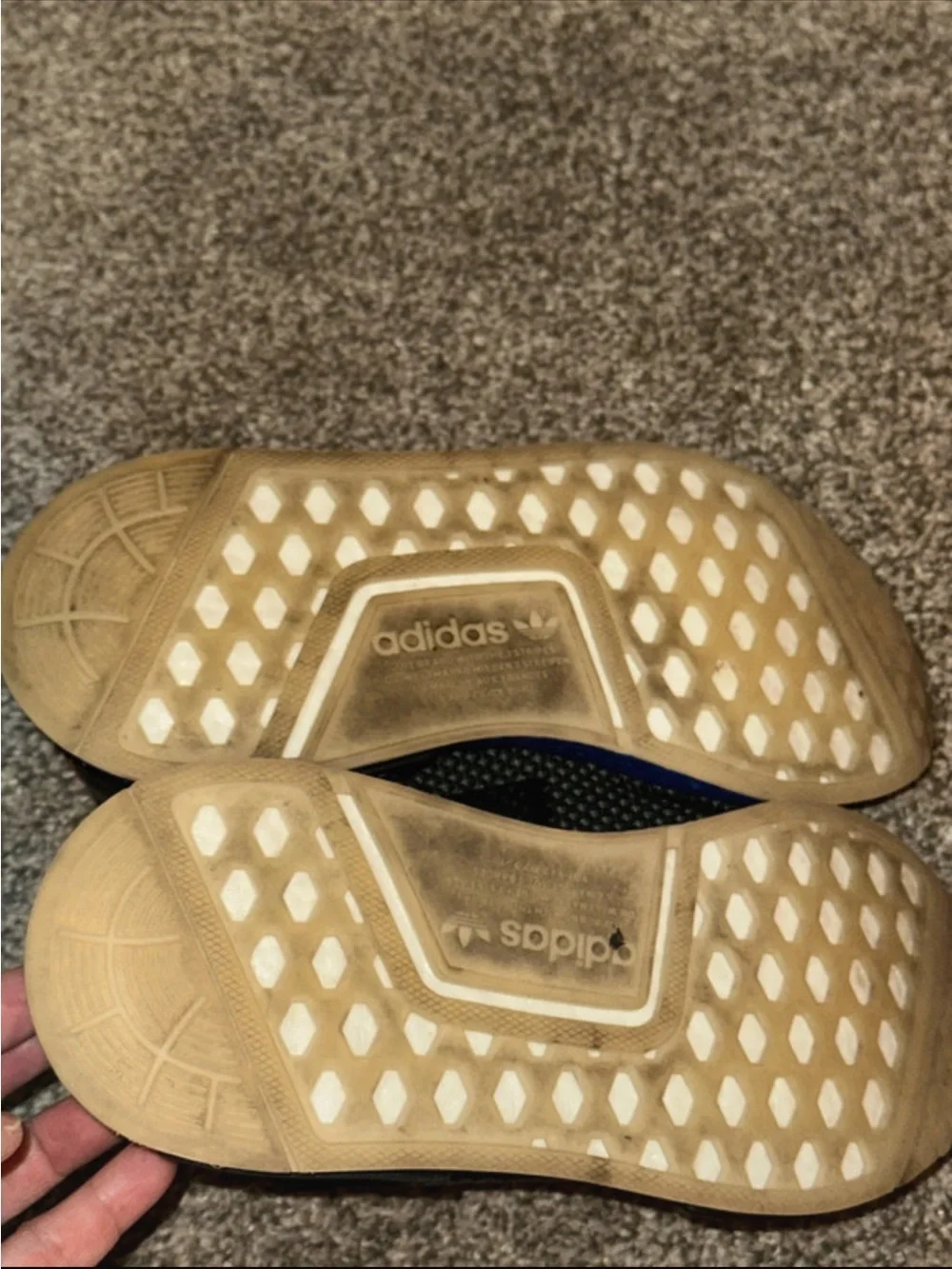 adidas Kids Black and Blue Lace-Up Sneakers